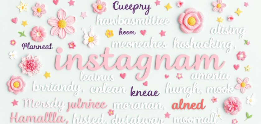 nomes de meninas para instagram