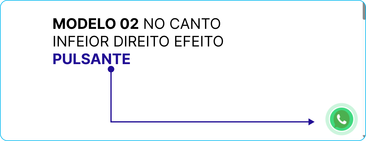 Modelo 02 com efeito pulsante Modelo 02 com efeito pulsante